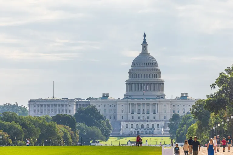 The United States Capitol building.