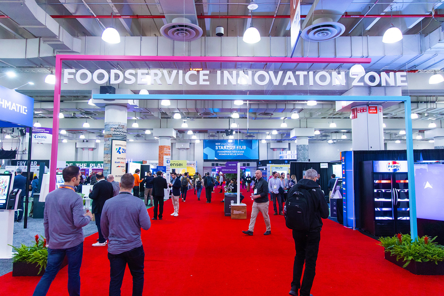 The Foodservice Innovation Zone at NRF Retail's Big Show