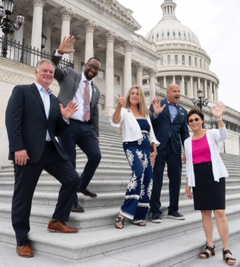 Retail advocates on capitol hill.
