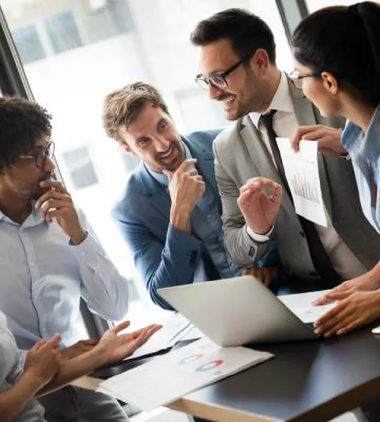 Professionals having a meeting.