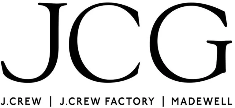 JCG logo. J.Crew | J.Crew Factory | Madewell