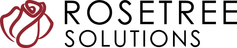 Rosetree Solutions logo.