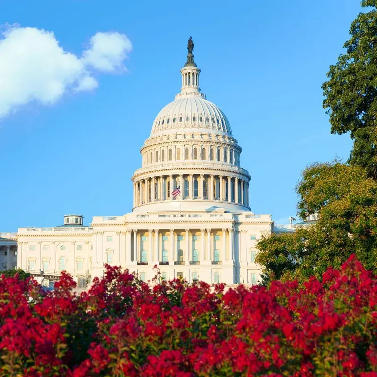 The capitol building.