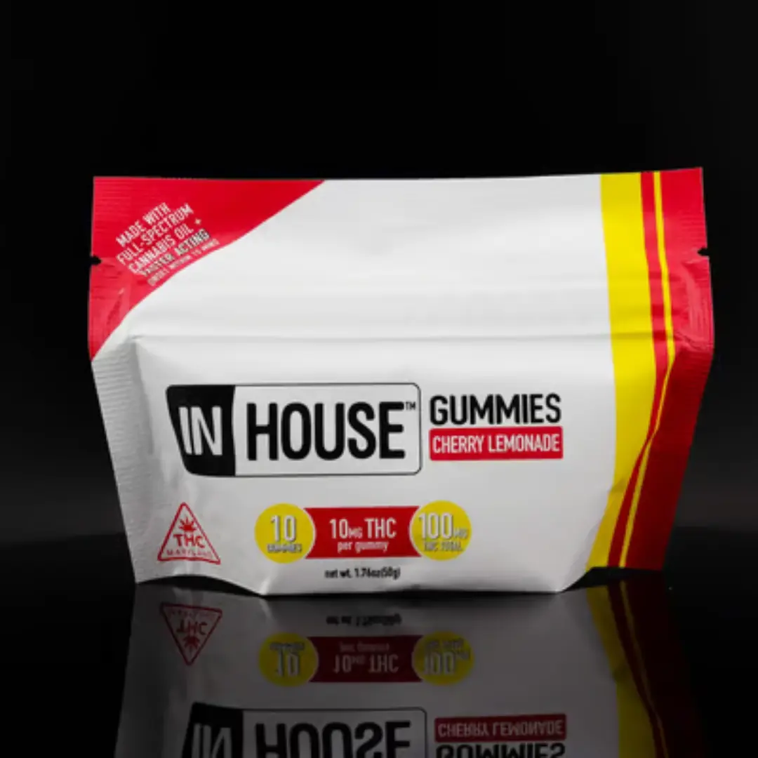 in house cherry lemonade fast acting edible gummies