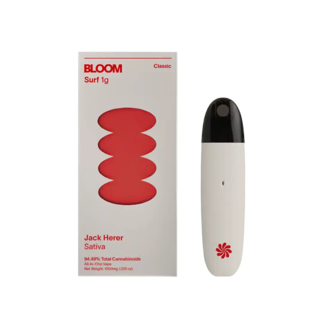 bloom jack herer 1g classic surf disposable vape