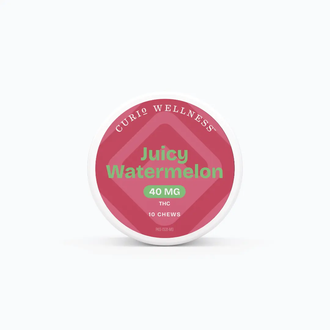 curio wellness juicy watermelon edible chews