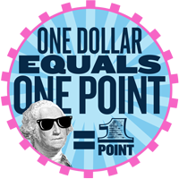 one point badge