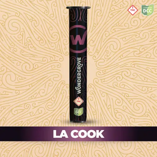 LA Cookies pre-roll packaging tube by Wondergrove available in Ohio at Bloom.