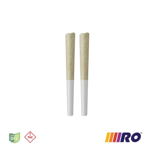 Roll one 1g 2-pack pre-rolls available at Bloom dispensaries in Ohio