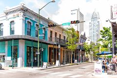 Historic downtown buildings in Alabama
