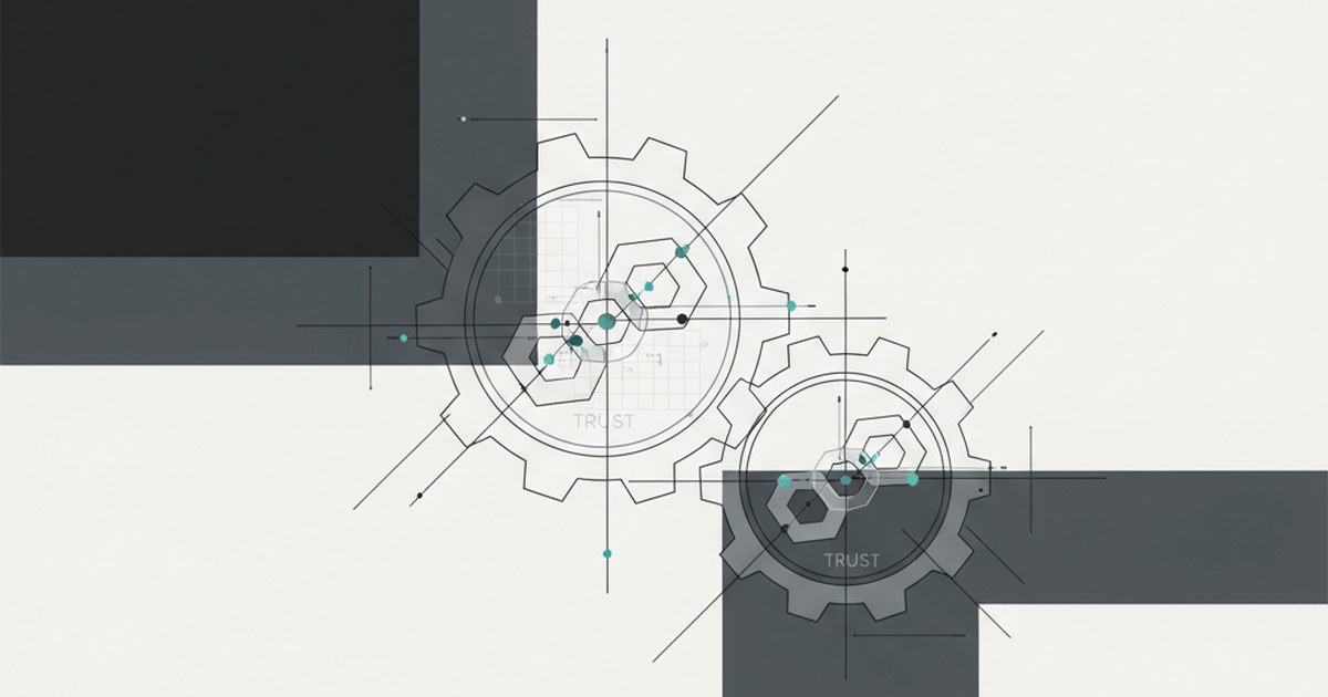 Editorial illustration for: **The Role of Trust in Automated Supplier Engagement**