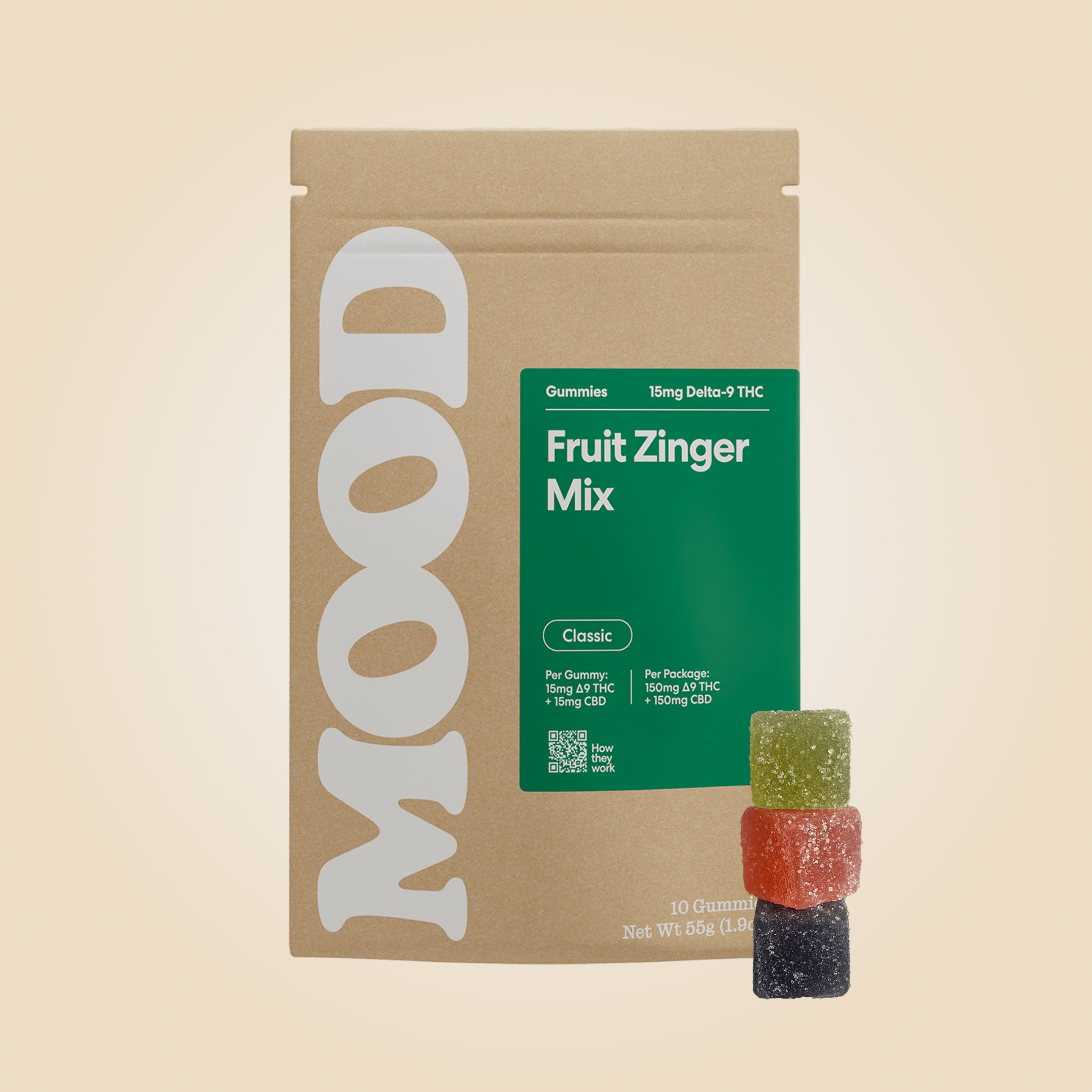 15mg Delta-9 THC Gummies | Mood
