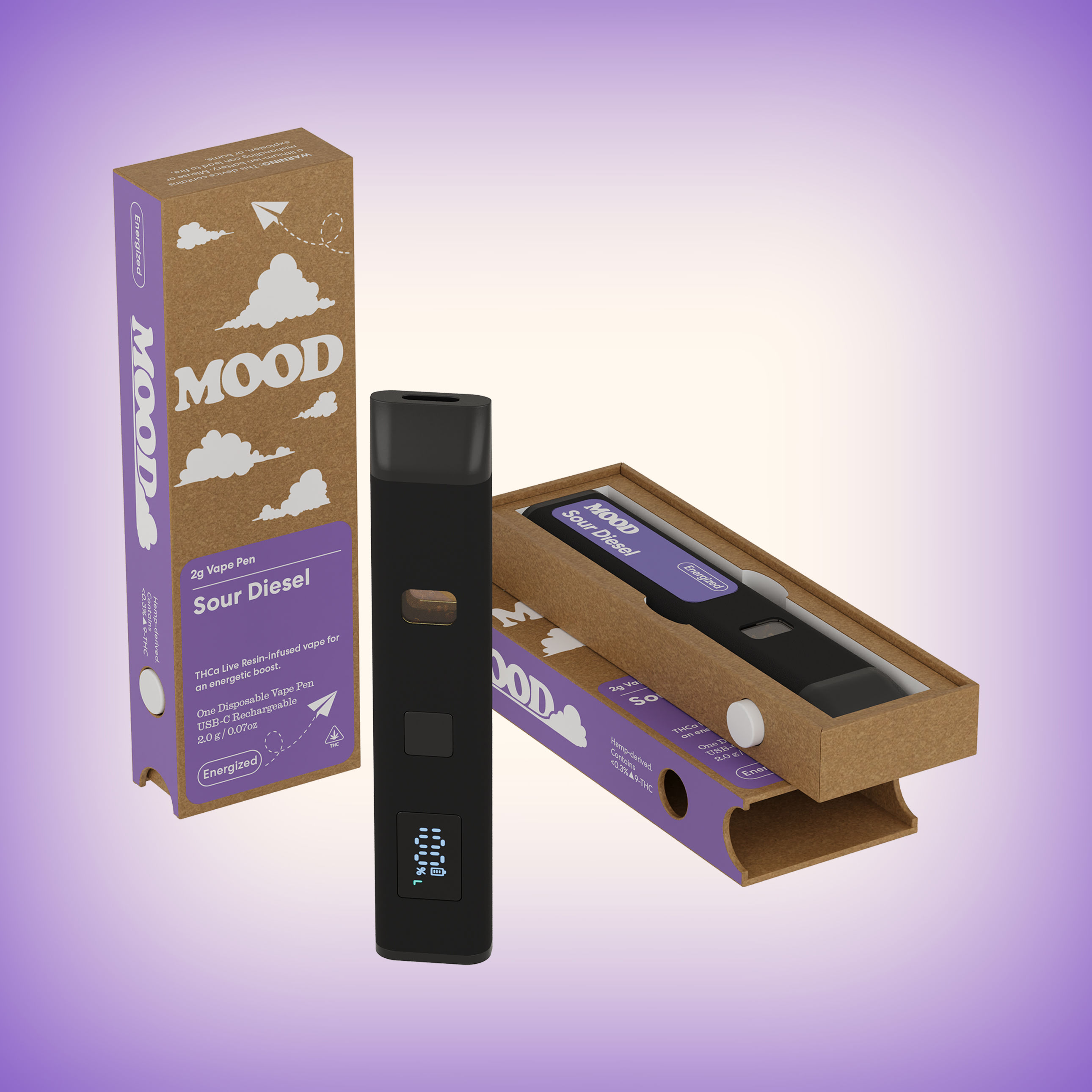 elf bar vape uk Sour Diesel THC Vape Pen main image 0