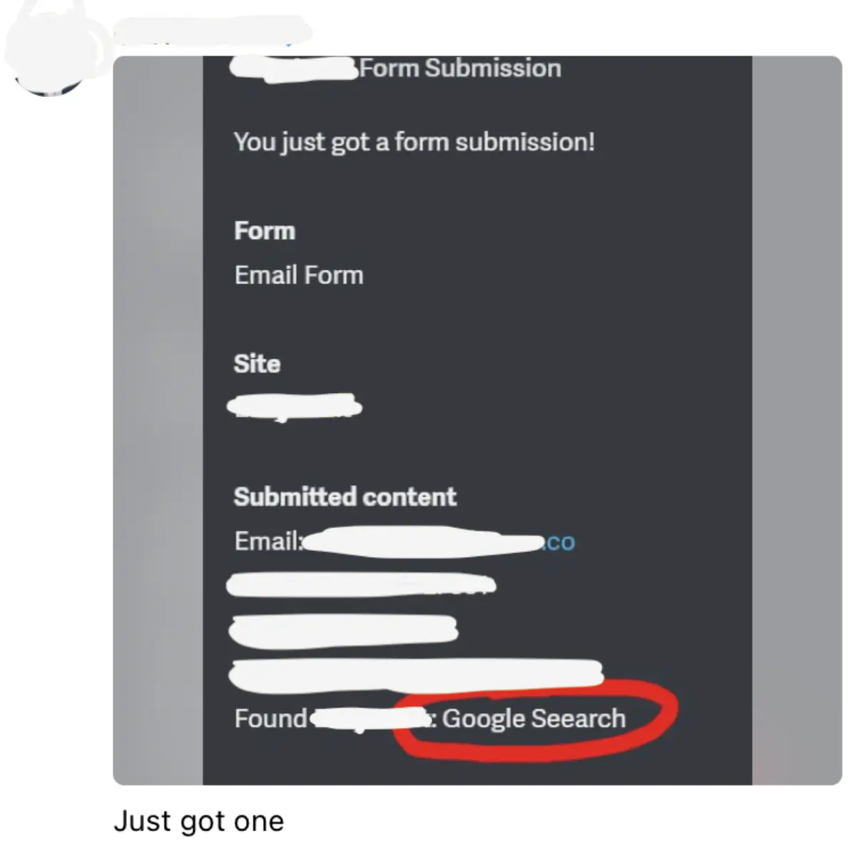 RankUp Customer Getting a Lead Screenshot