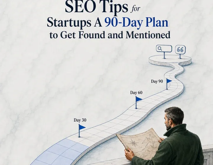SEO Tips for Startups: A 90-Day Plan to Get Found And Mentioned