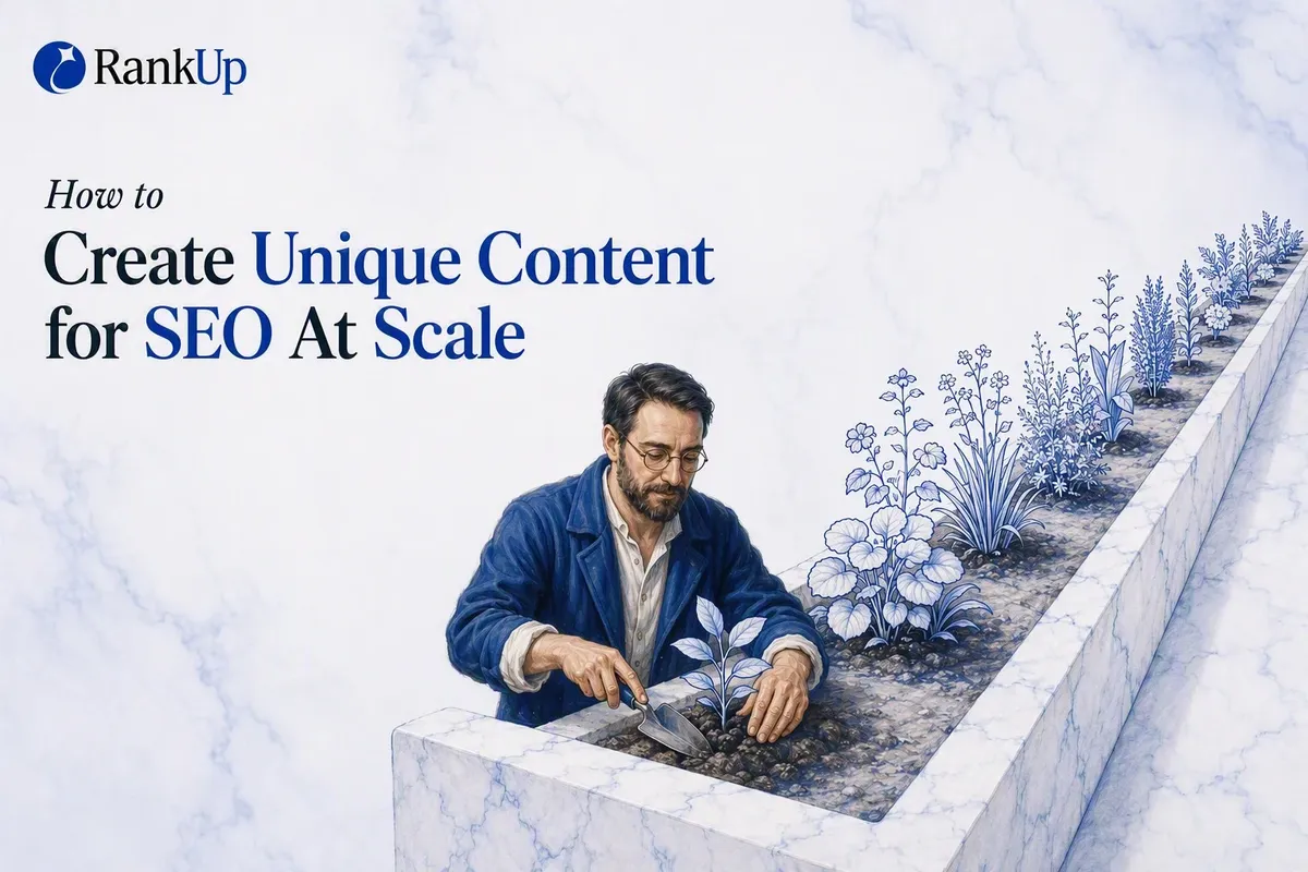How to Create Unique Content for SEO At Scale — candidate 3