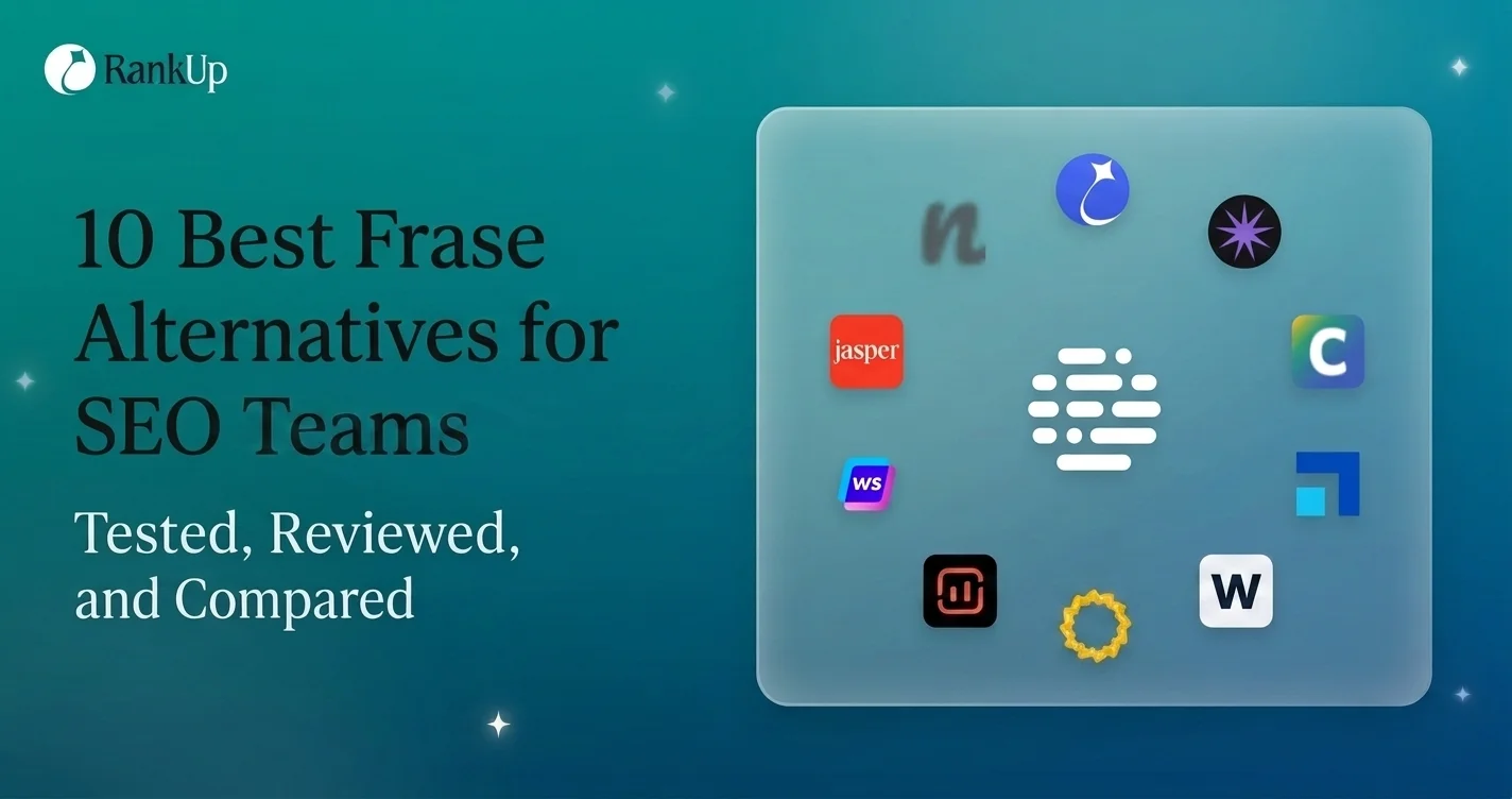 10 Best Frase Alternatives for SEO & Content Teams