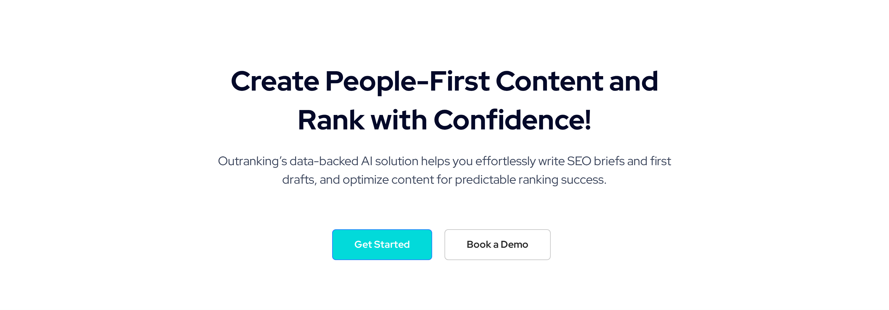 Outranking SERP-driven AI content platform for briefs, drafts, and long-form SEO content