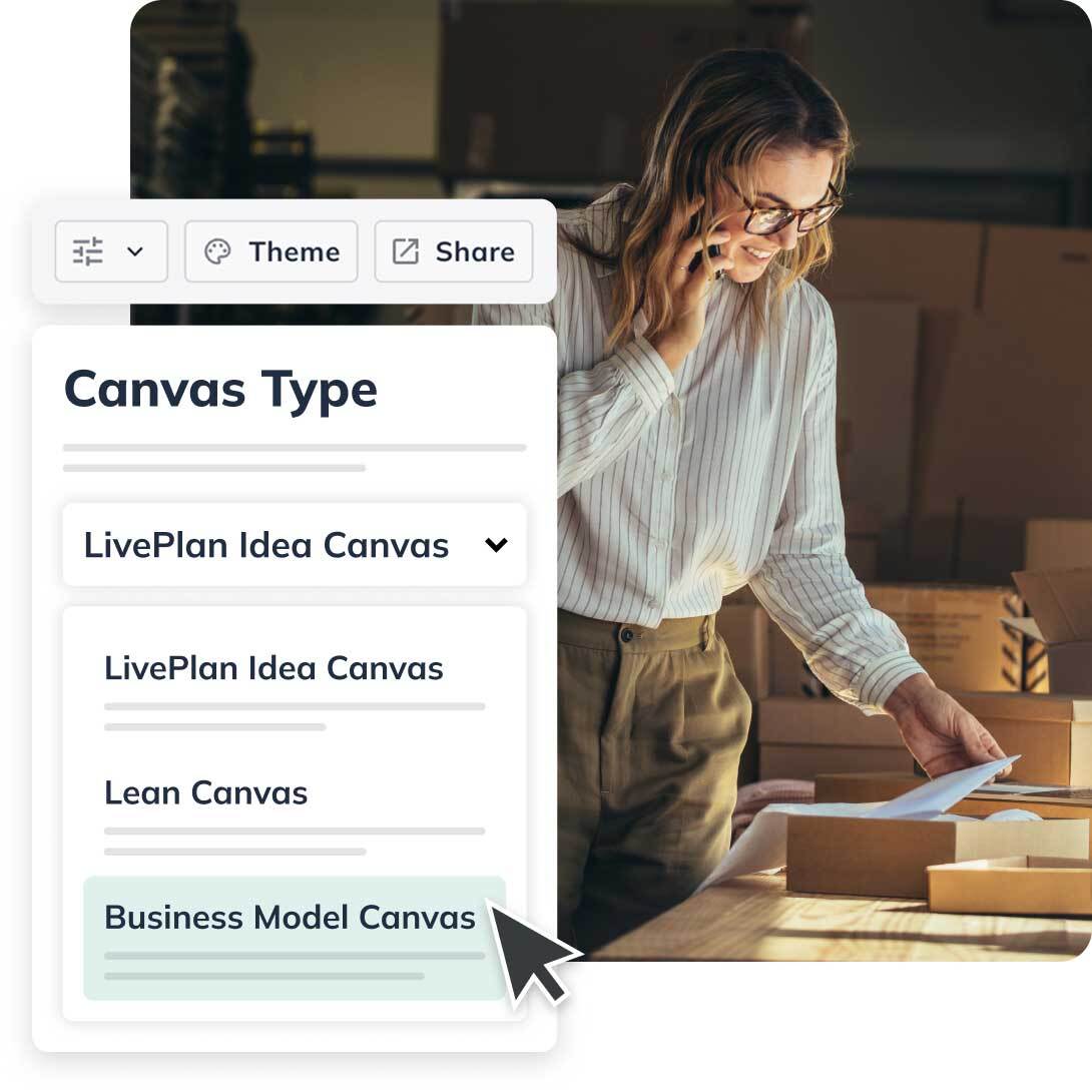 Idea Canvas framework flexibility with Lean Canvas and Business Model Canvas built in
