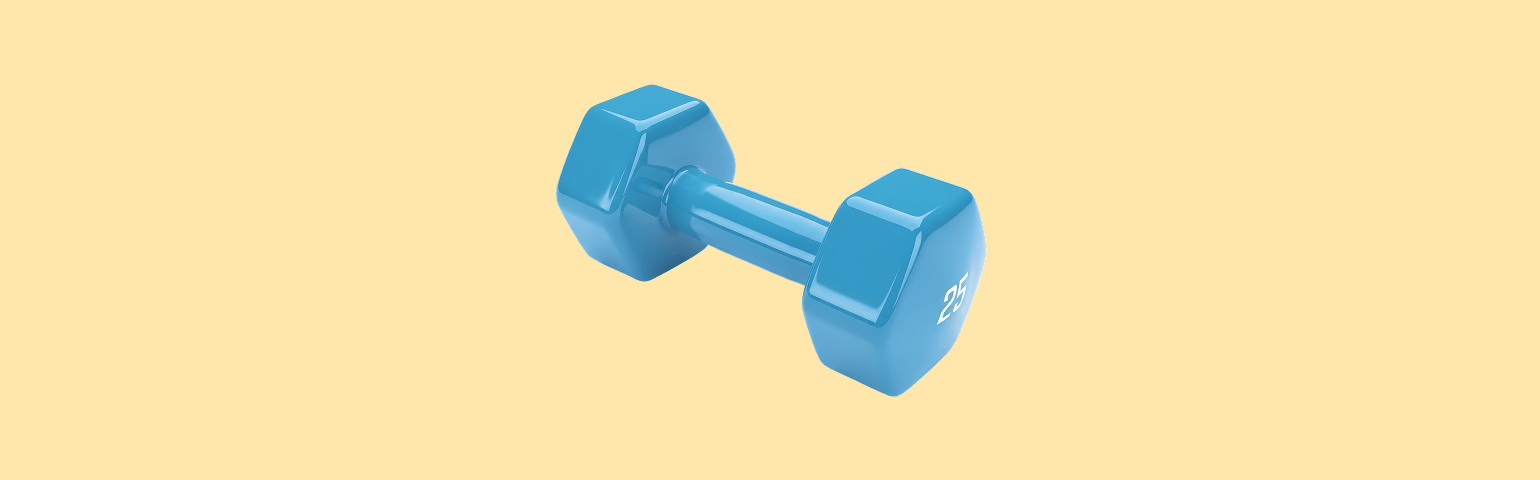 Weight on light yellow background
