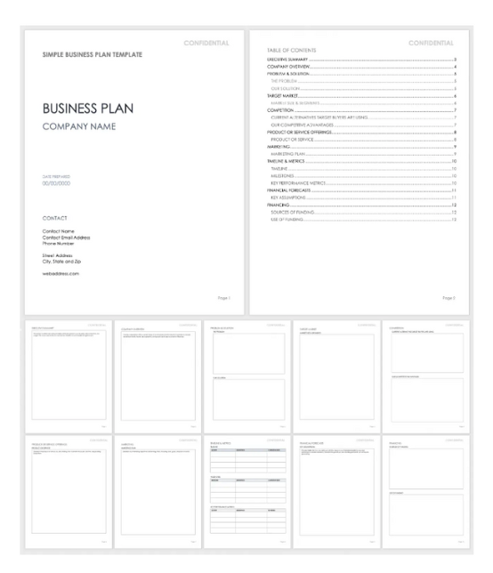 Smartsheet template example