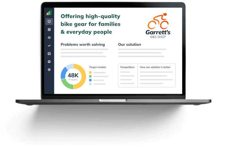 LivePlan on a laptop