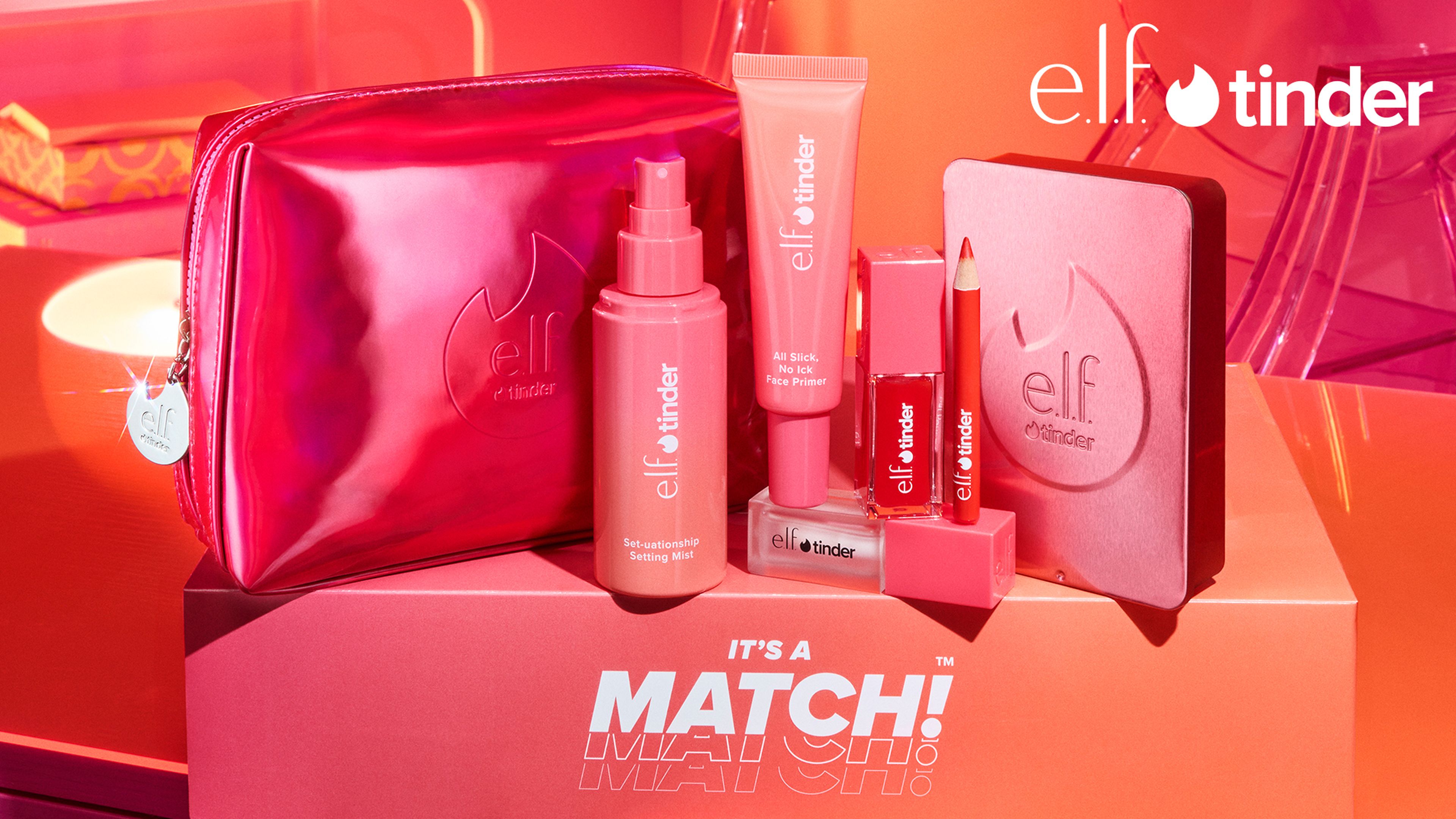 the tinder and elf collaboration products