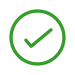 ícono de check