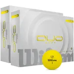 Wilson Duo Soft Golf Balls - Yellow - Double Dozen
