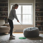 Use your time at home to improve your golf game