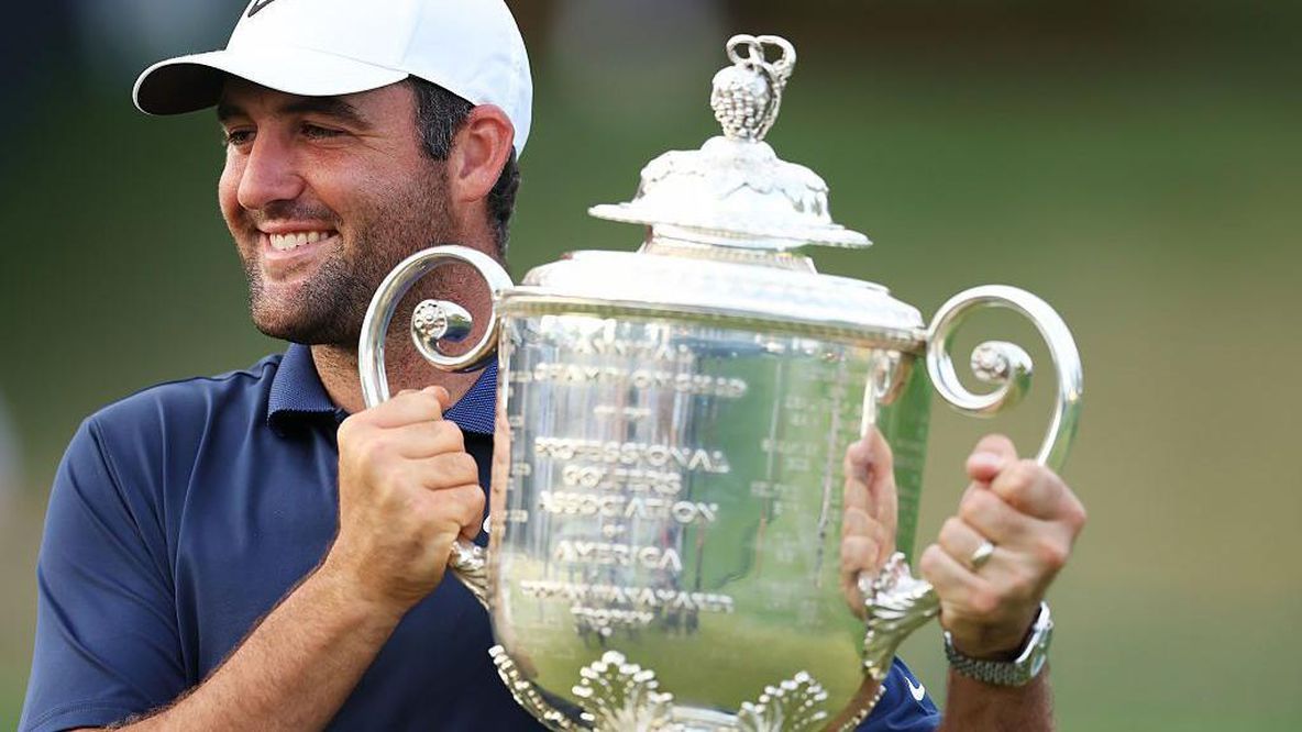 Scottie Scheffler won by 5 strokes