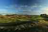 Royal Birkdale's distinctive fairways nestled between towering sand dunes