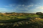 Royal Birkdale's distinctive fairways nestled between towering sand dunes