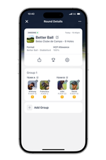 Setting up a Better Ball game is straightforward and takes just a few taps.