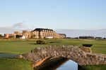 The legendary Swilcan Bridge at St Andrews - a must-photograph moment for every golfer