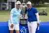 Karrie Webb held off Annika Sorenstam in the Senior LPGA Championship for her first senior title.