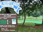 Camp Bonifas has a golf hole, but it's no ordinary par-3, nestled amid a triangle of live mines, security fence and six-foot deep trench.