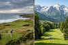 Europe's variety runs from coastal links to mountain fairways.