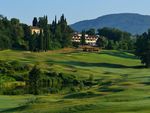The course is beautifully situated in the Tuscan hills. The view is phenomenal!! However, the track is a faded glory. Lots of deferred maintenance.