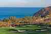 Jack Nicklaus signature golf course in Los Cabos with desert landscape and sea views.