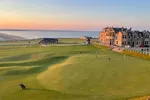 The Old Course at St Andrews - golf's most sacred ground where legends have walked for over 600 years.