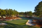 Famous Pinehurst No. 2 with characteristic sand areas and pine trees