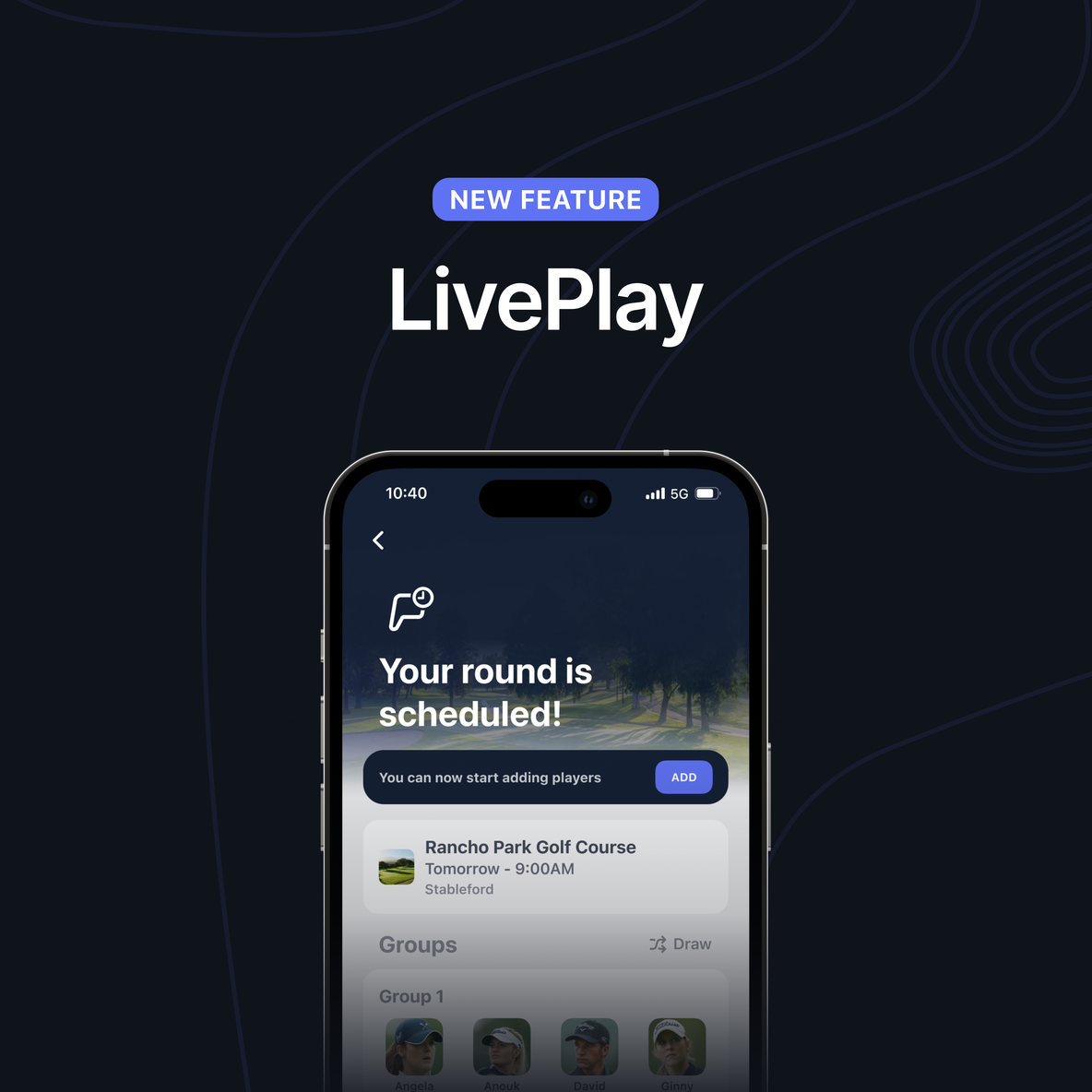 LivePlay: Revolutionizing Group Golf.