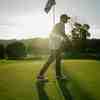 A golfer on the green  golf's participation numbers have reached record highs, with millions of new players discovering the sport's unique blend of challenge, community, and connection with nature.
