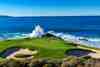 The legendary 7th hole at Pebble Beach offers one of golf's most iconic ocean-side challenges.