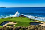 The legendary 7th hole at Pebble Beach offers one of golf's most iconic ocean-side challenges.