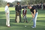 Matt Damon and Will Smith at Kiawah Island Golf 