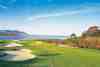 Arabella Golf Club, Hermanus - the course winding along the Bot River Lagoon with the Kogelberg mountains as a backdrop
