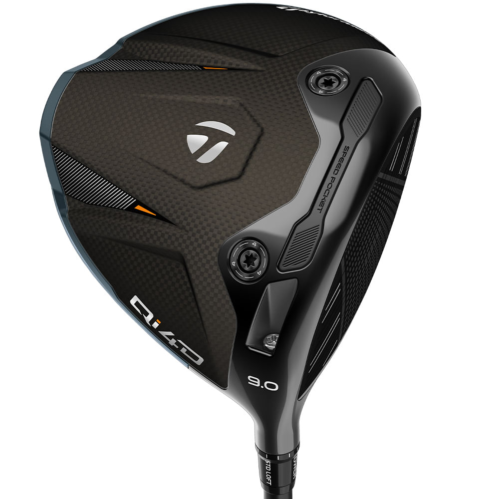 TaylorMade Qi4D driver head at address
