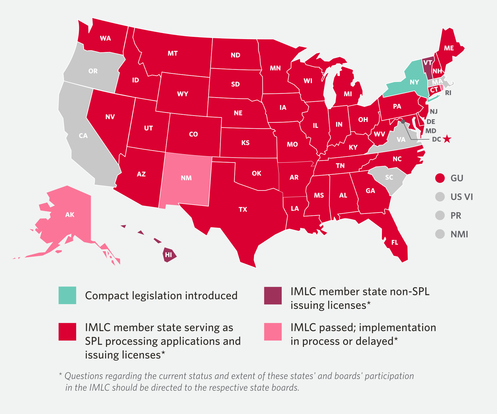 IMLC member states as of 10/21/26